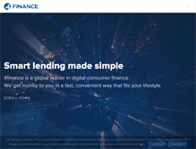 Tablet Screenshot of 4finance.com
